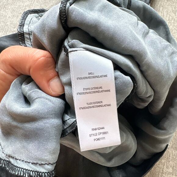 Nicole Miller Silk Blend Grey Romper - Picture 3 of 3